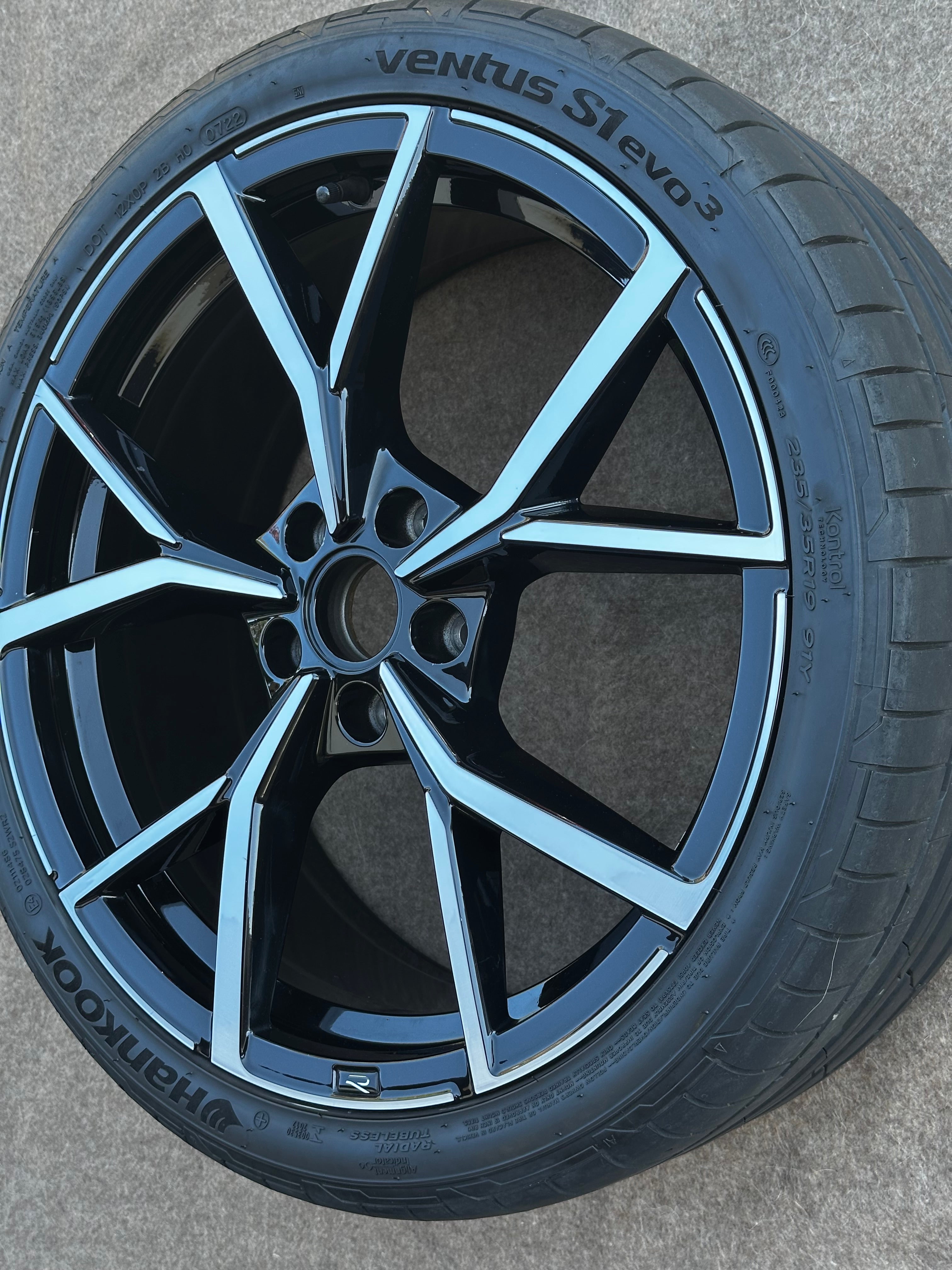 1X 5H0601025S /AD Original VW Golf 8 VIII GTI R 19 Zoll Estoril Ersatzrad Sommerreifen Hankook 235 35 R19 Komplettrad