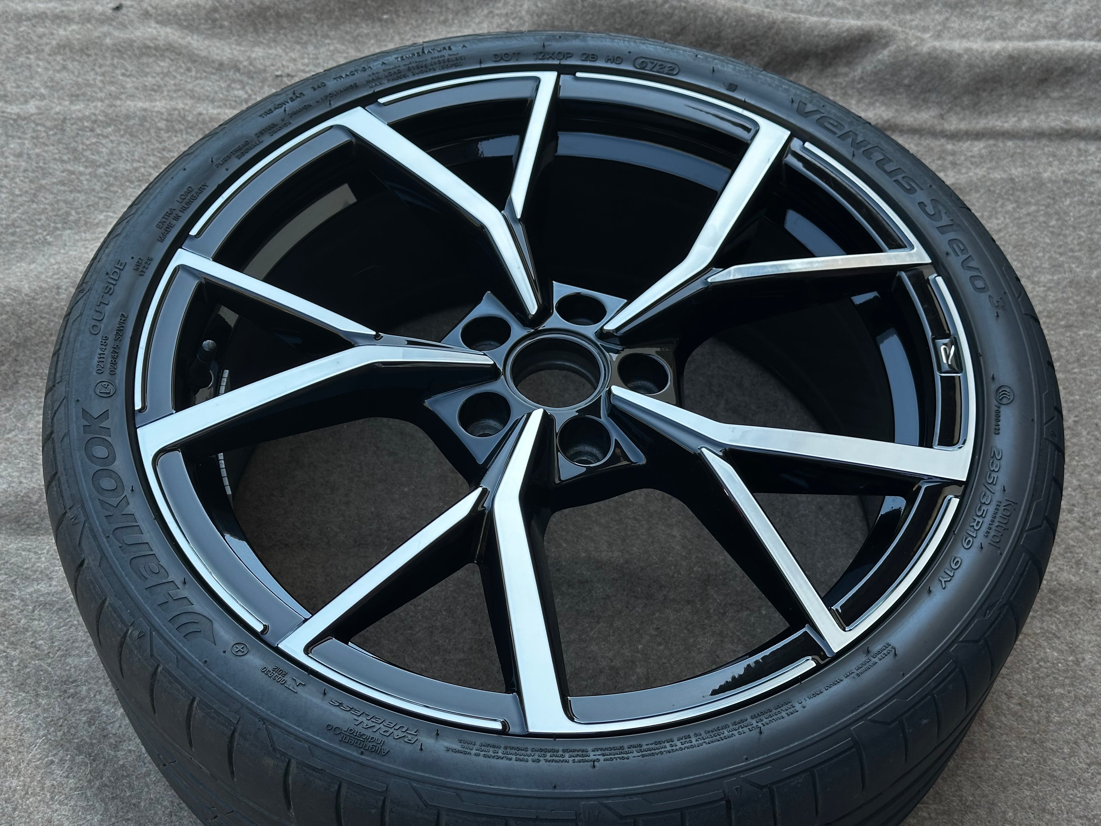 1X 5H0601025S /AD Original VW Golf 8 VIII GTI R 19 Zoll Estoril Komplettrad Sommerreifen Hankook 235/35 R19