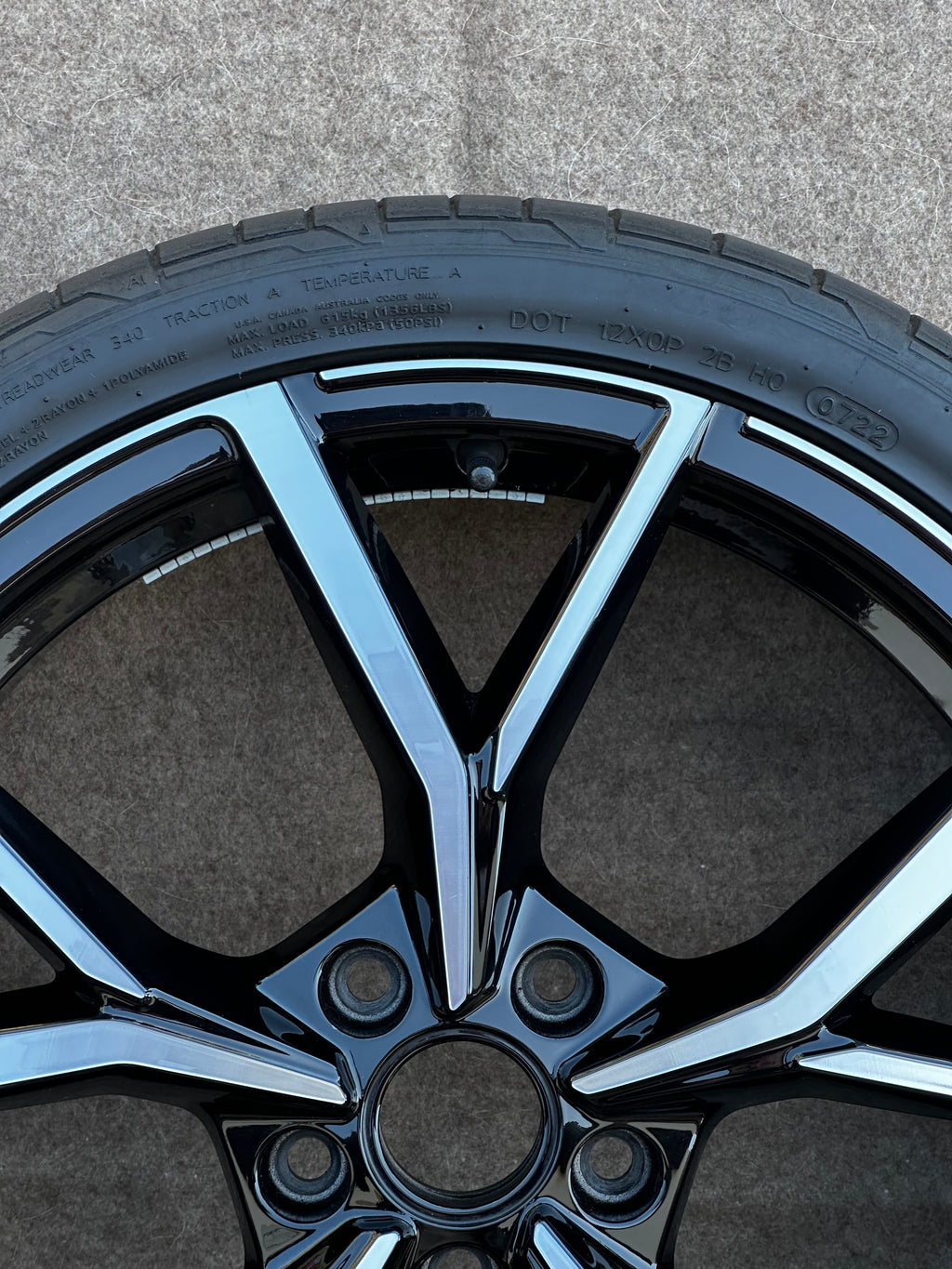 1X 5H0601025S /AD Original VW Golf 8 VIII GTI R 19 Zoll Estoril Ersatzrad Sommerreifen Hankook 235 35 R19 Komplettrad