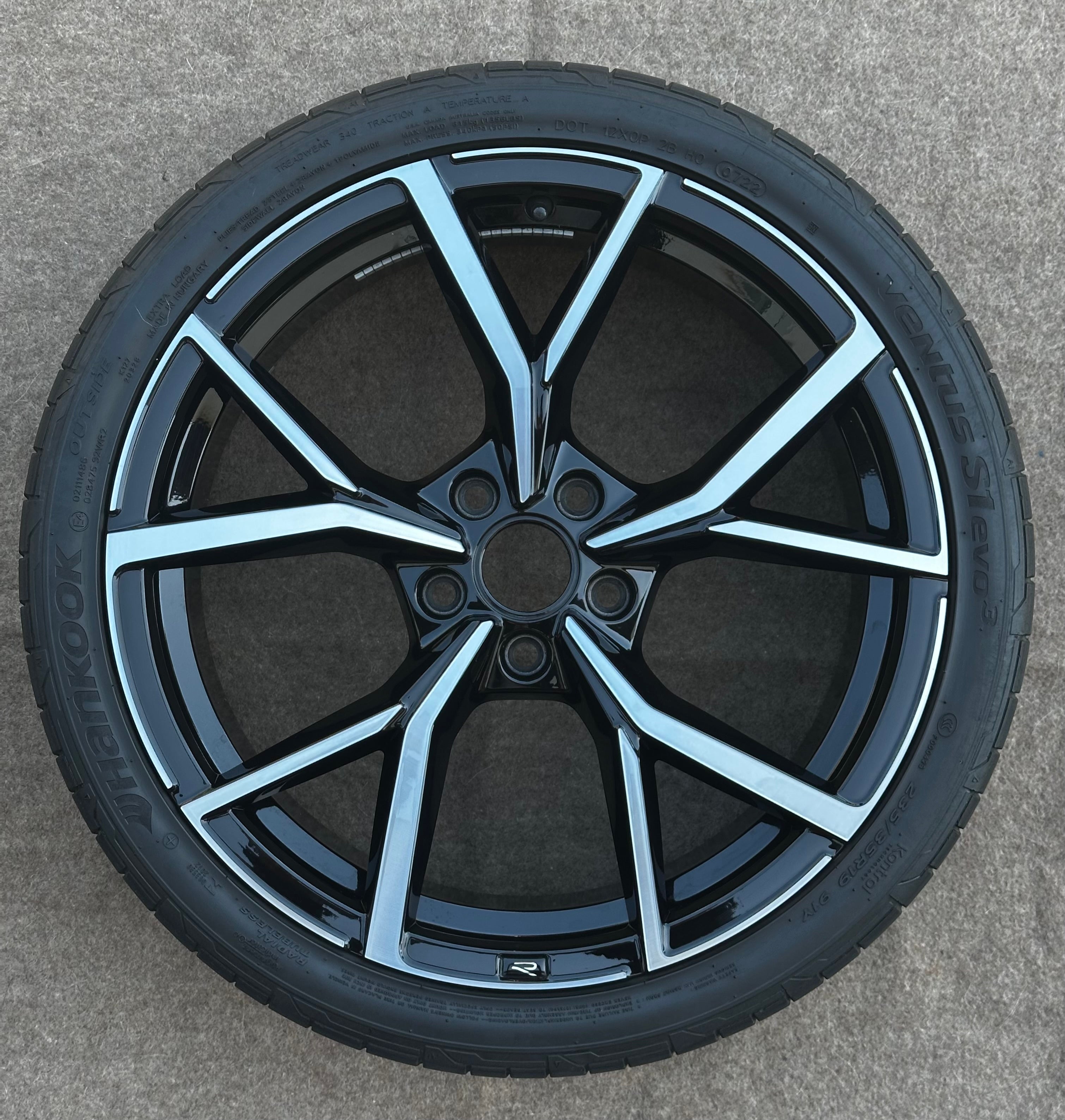 1X 5H0601025S /AD Original VW Golf 8 VIII GTI R 19 Zoll Estoril Ersatzrad Sommerreifen Hankook 235 35 R19 Komplettrad