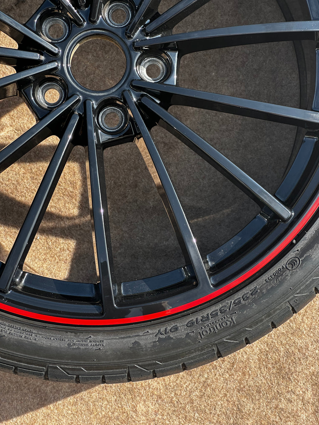 Original 5H0601025AH VW Golf 8 GTI / R Scottsdale 19 Zoll Komplettrad