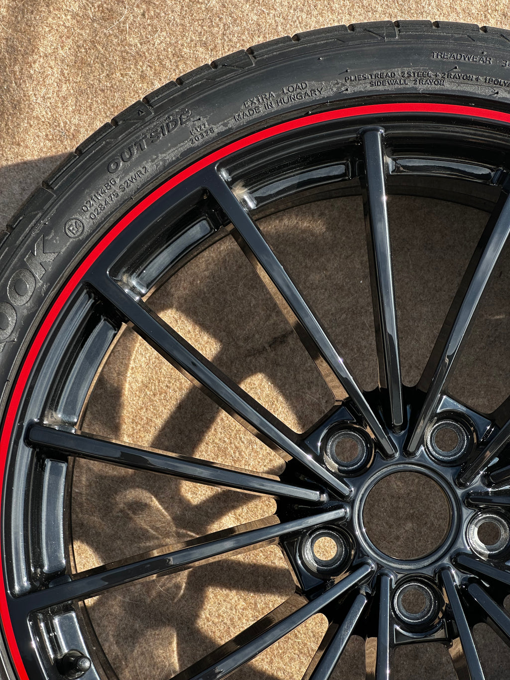 Original 5H0601025AH VW Golf 8 GTI / R Scottsdale 19 Zoll Komplettrad