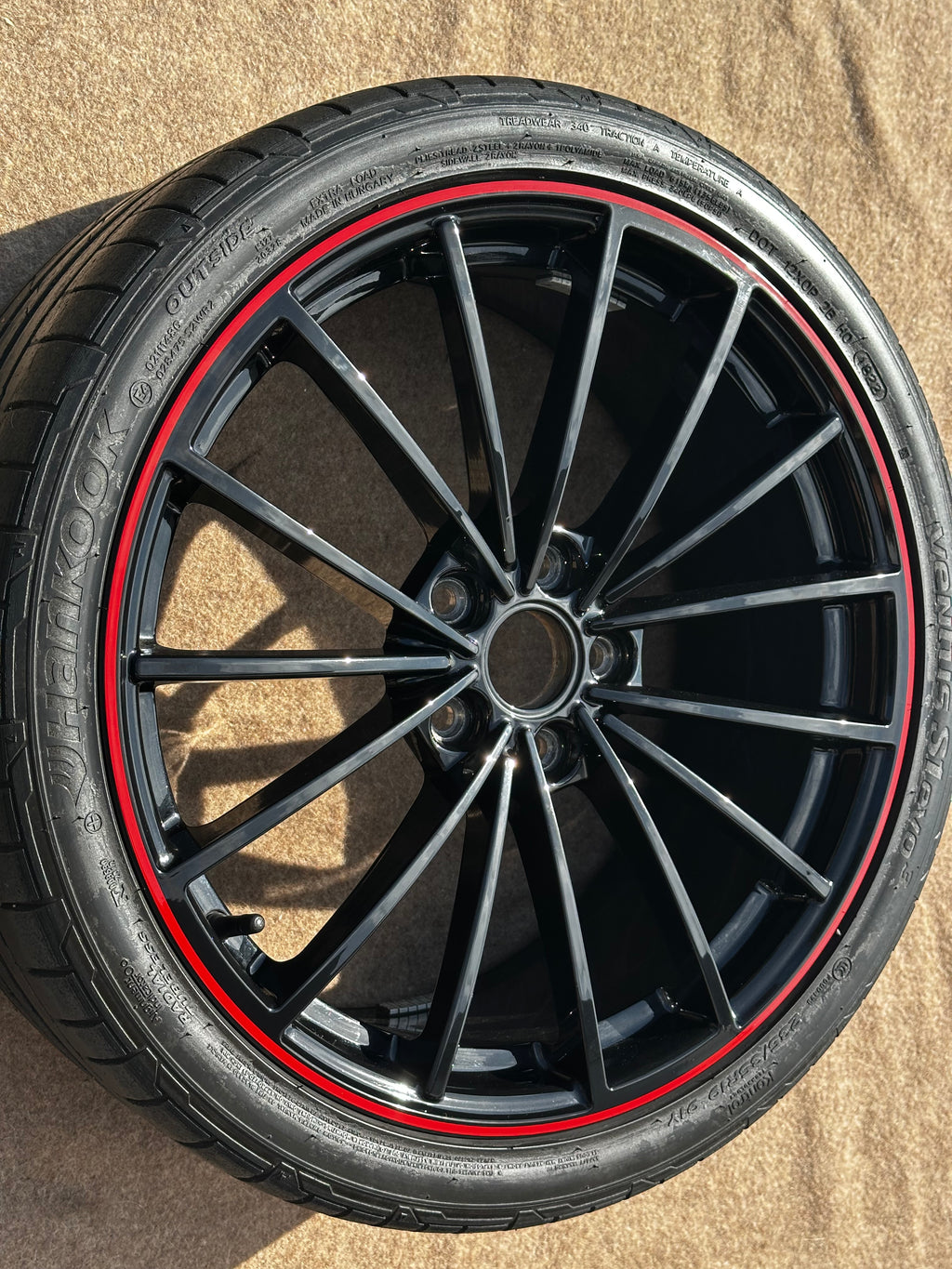 Original 5H0601025AH VW Golf 8 GTI / R Scottsdale 19 Zoll Komplettrad