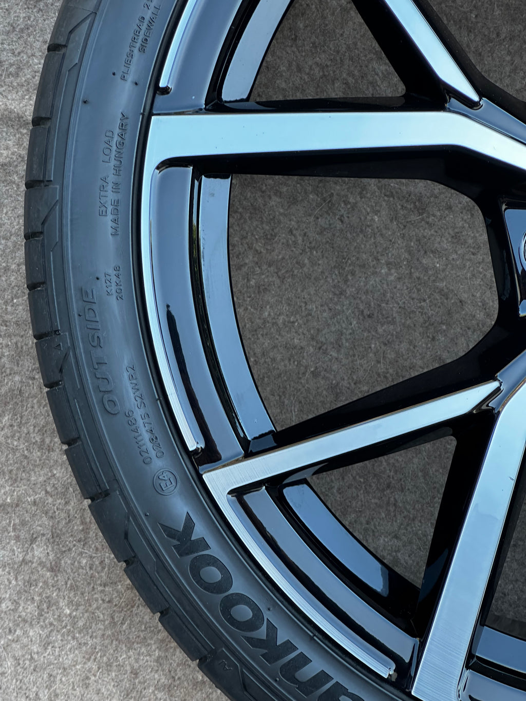 1X 5H0601025S /AD Original VW Golf 8 VIII GTI R 19 Zoll Estoril Ersatzrad Sommerreifen Hankook 235 35 R19 Komplettrad