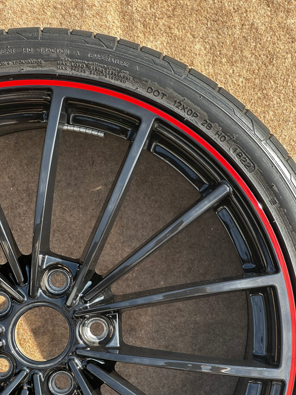 Original 5H0601025AH VW Golf 8 GTI / R Scottsdale 19 Zoll Komplettrad