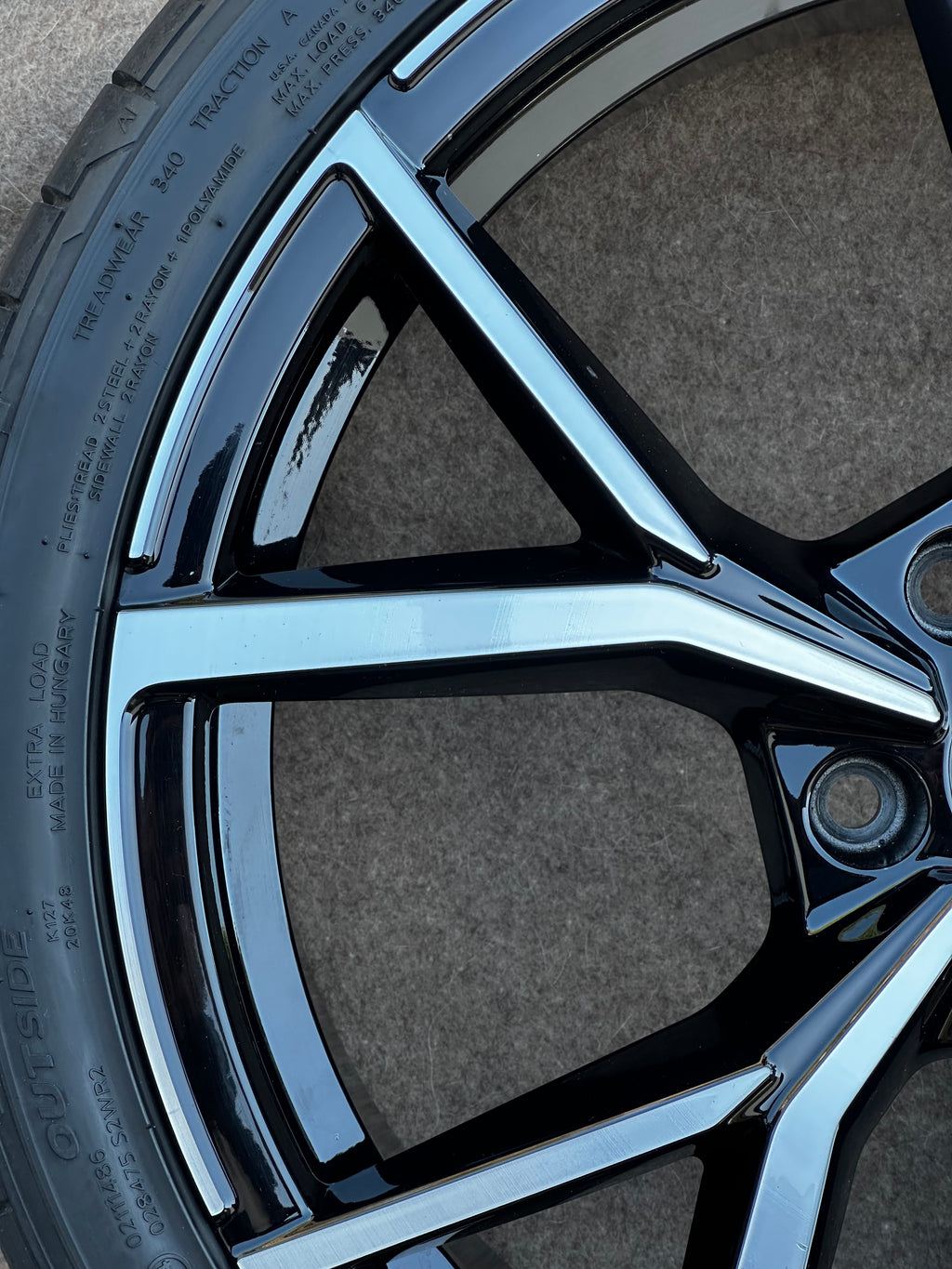 1X 5H0601025S /AD Original VW Golf 8 VIII GTI R 19 Zoll Estoril Ersatzrad Sommerreifen Hankook 235 35 R19 Komplettrad