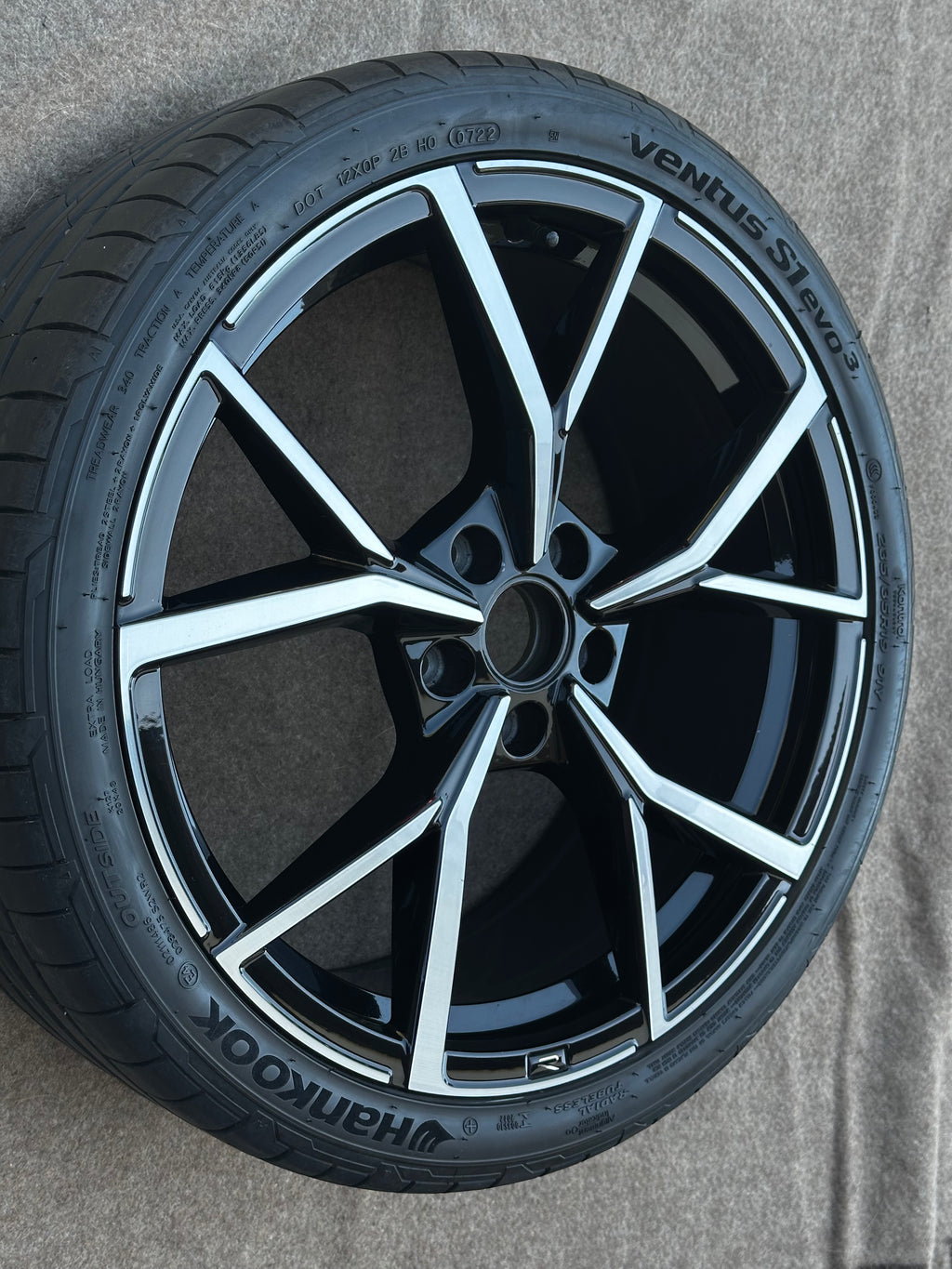 1X 5H0601025S /AD Original VW Golf 8 VIII GTI R 19 Zoll Estoril Ersatzrad Sommerreifen Hankook 235 35 R19 Komplettrad