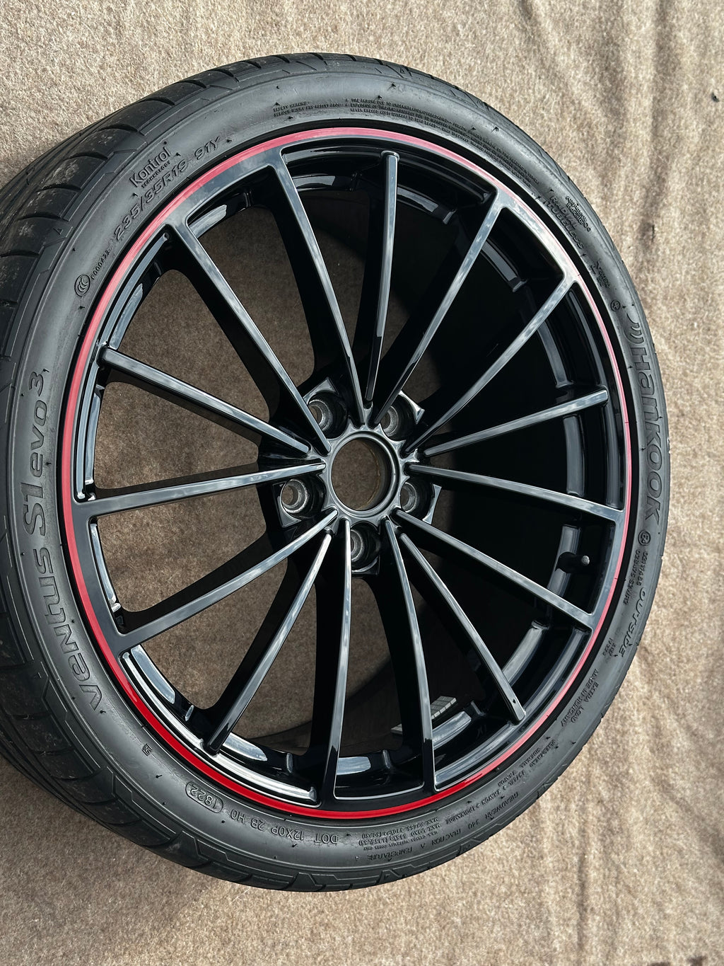 Original 5H0601025AH VW Golf 8 GTI / R Scottsdale 19 Zoll Komplettrad –