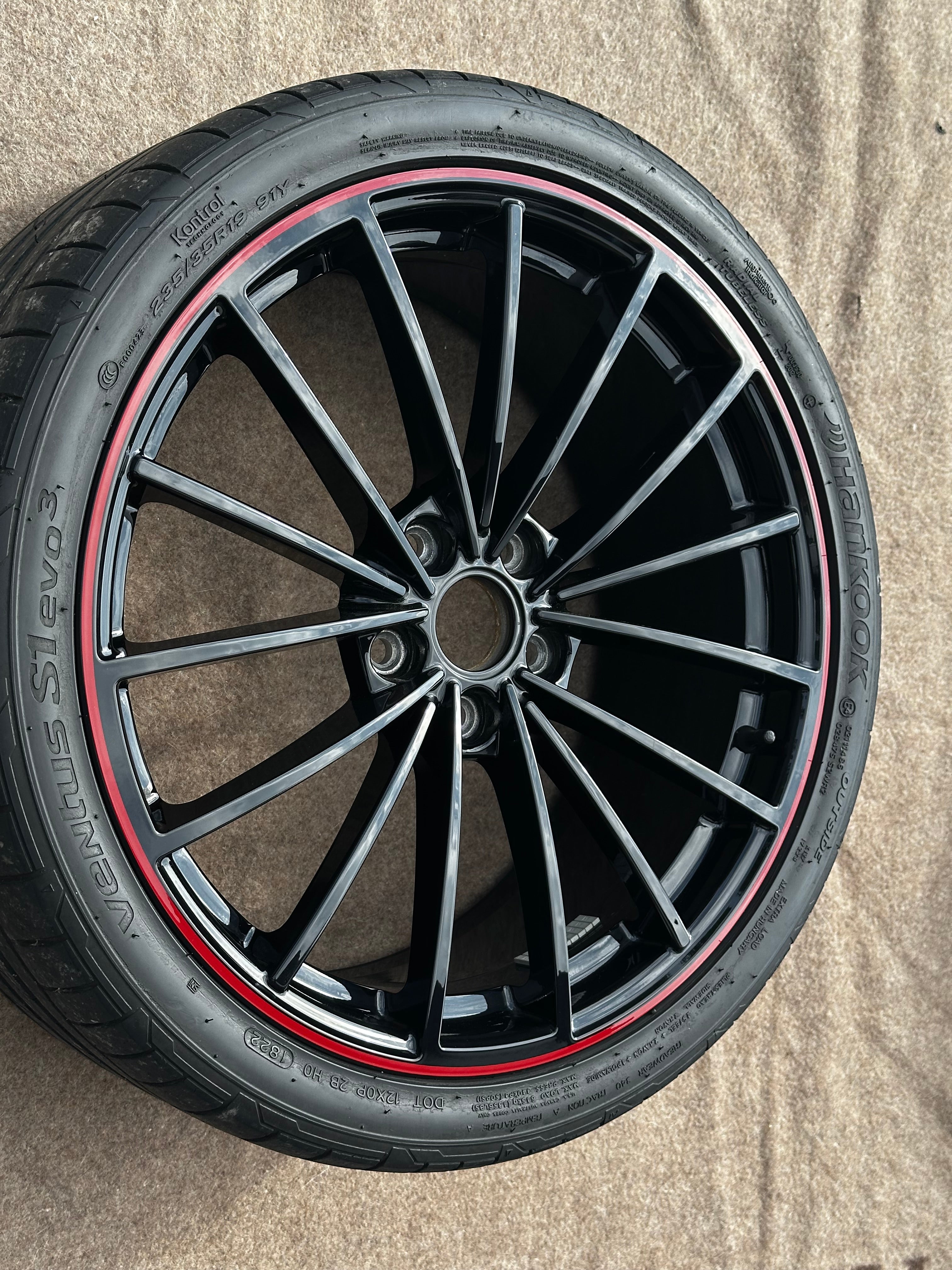 Original 5H0601025AH VW Golf 8 GTI / R Scottsdale 19 Zoll Komplettrad –
