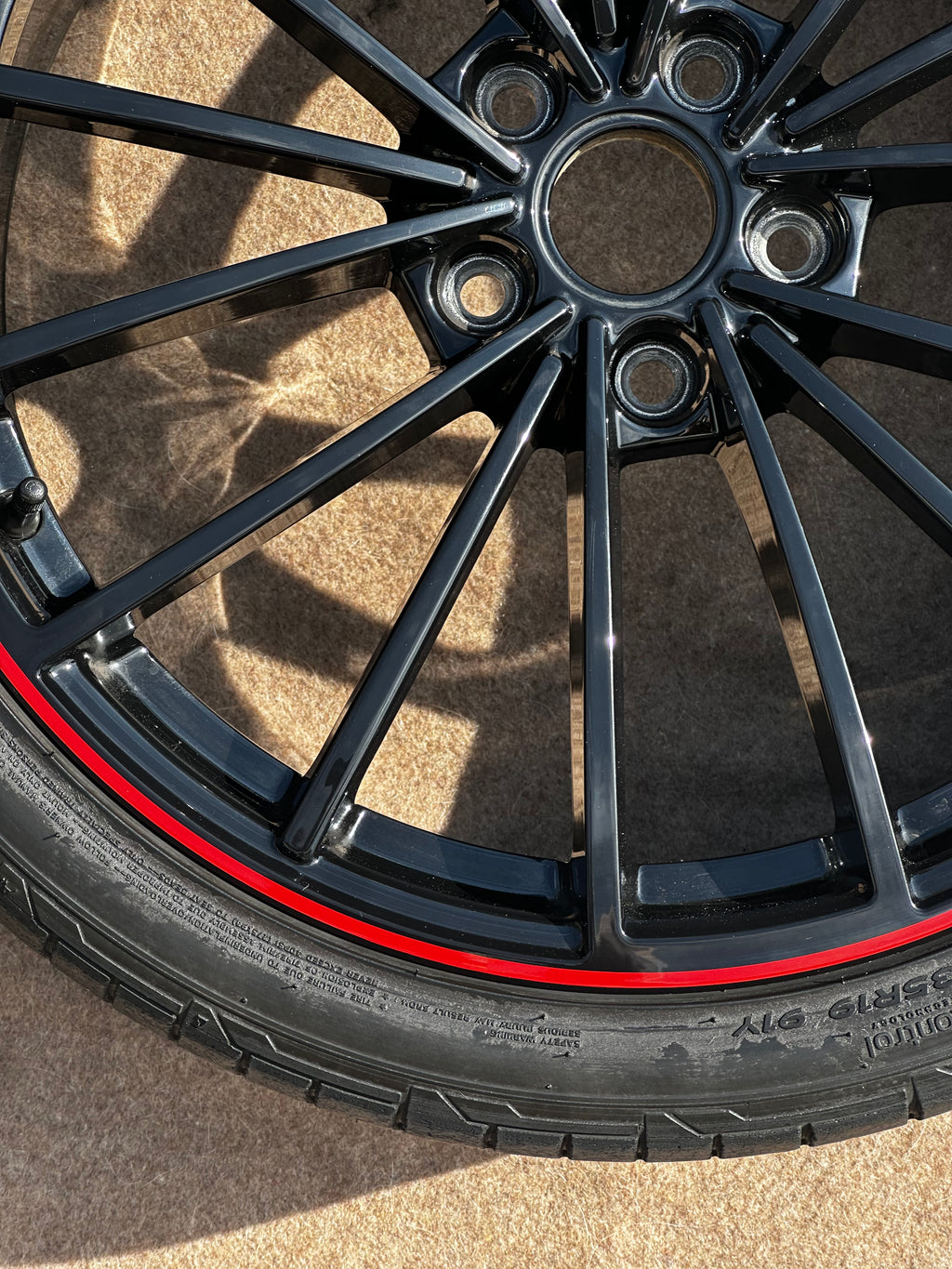 Original 5H0601025AH VW Golf 8 GTI / R Scottsdale 19 Zoll Komplettrad