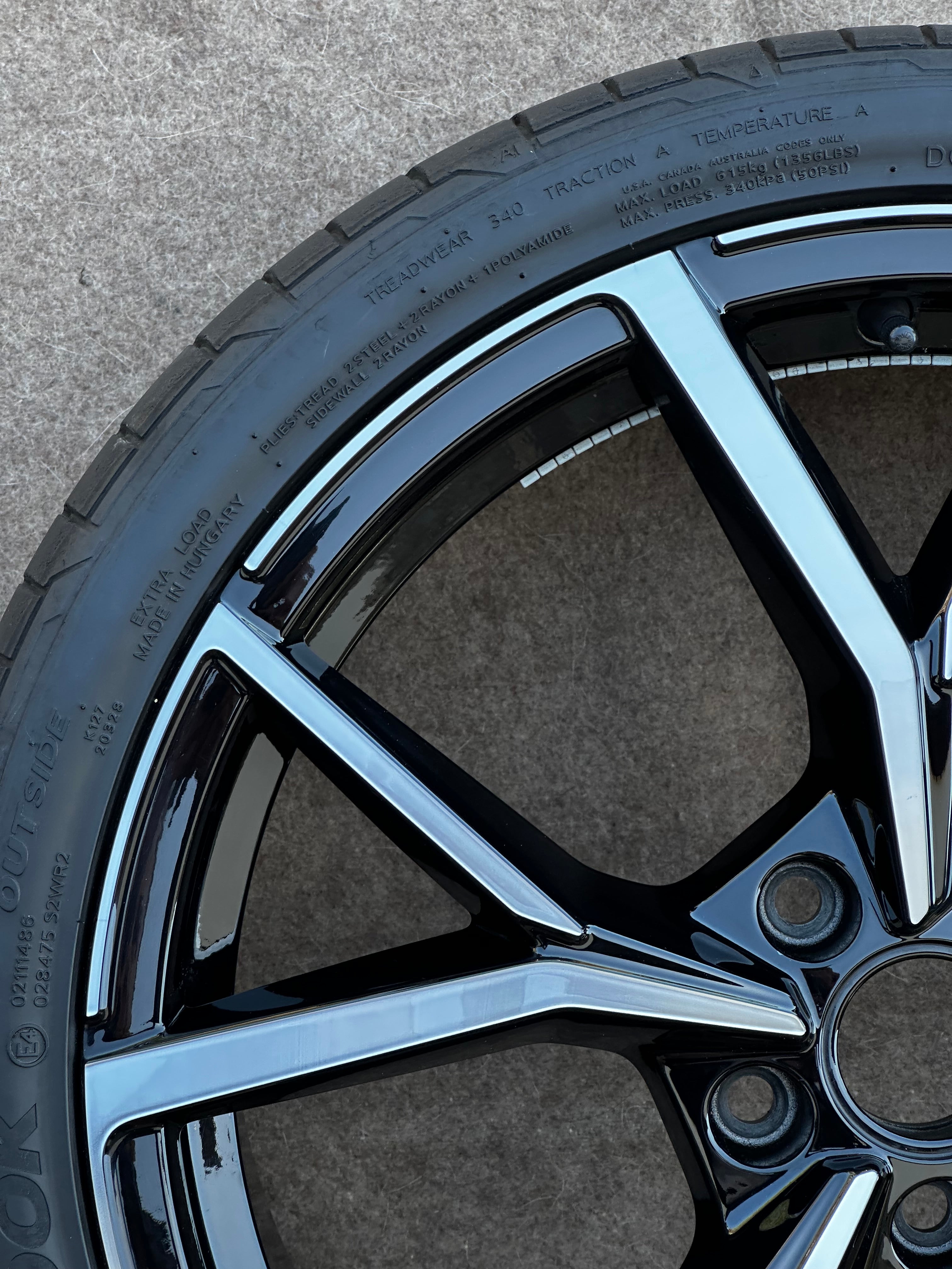 1X 5H0601025S /AD Original VW Golf 8 VIII GTI R 19 Zoll Estoril Ersatzrad Sommerreifen Hankook 235 35 R19 Komplettrad