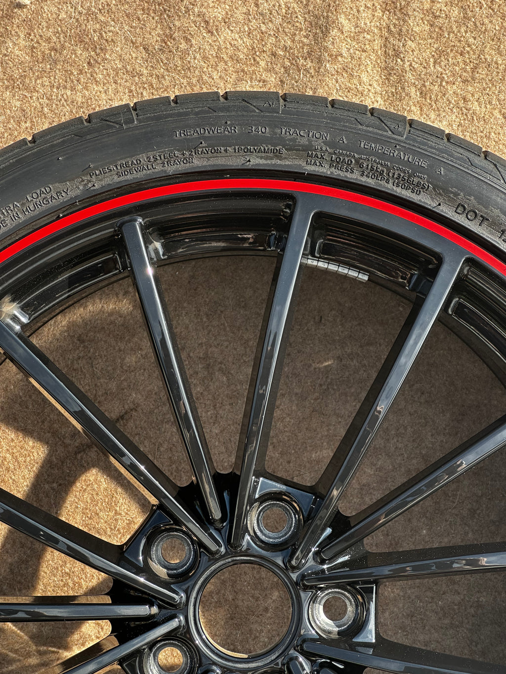 Original 5H0601025AH VW Golf 8 GTI / R Scottsdale 19 Zoll Komplettrad