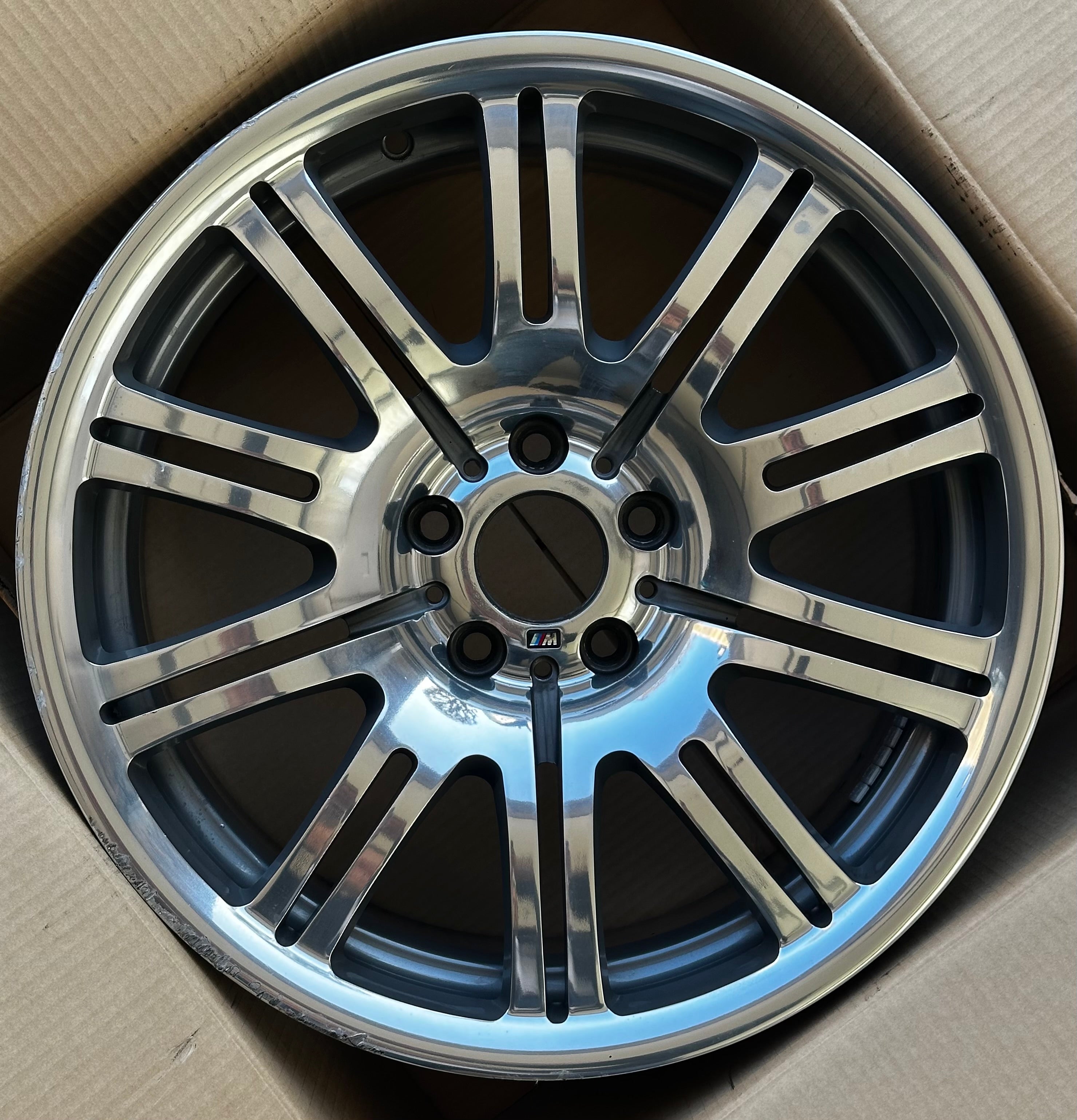 BMW M3 E46 M67 Schmiedefelge Hinterachse 9,5x19 ET19 2229660 Original