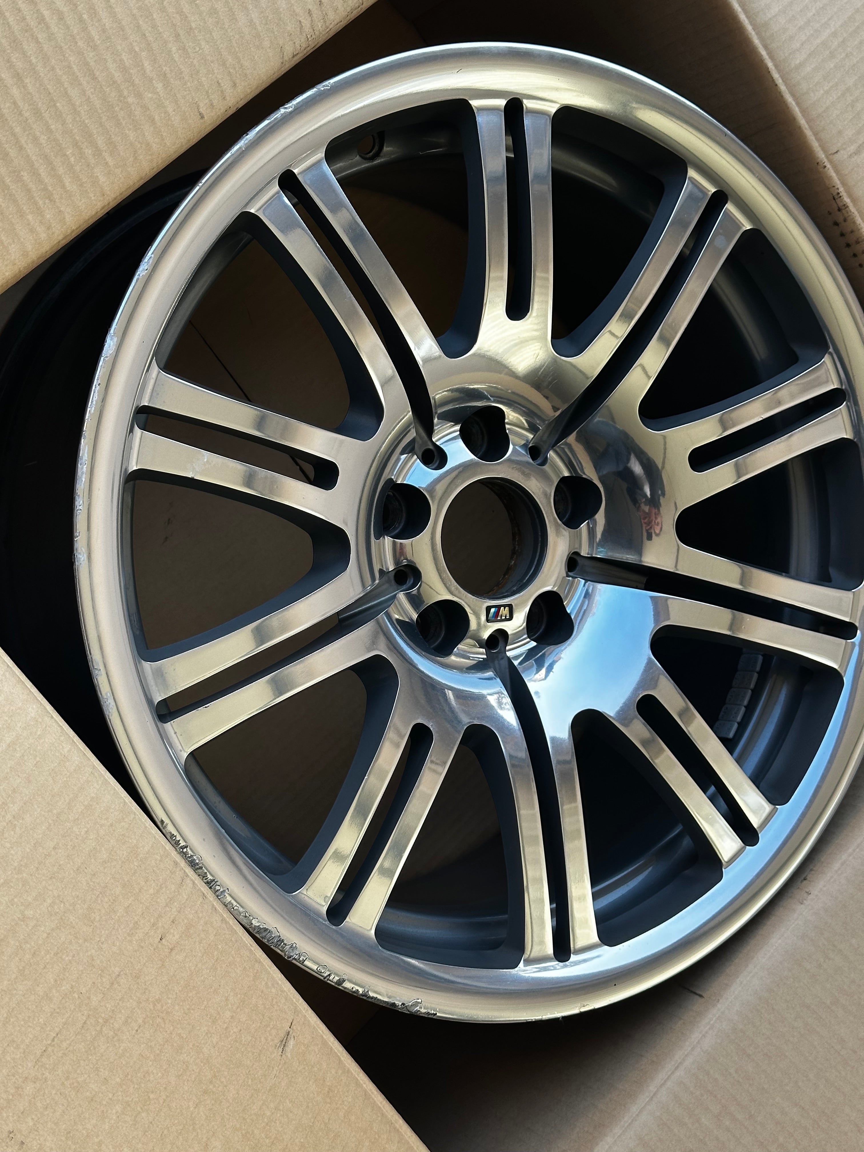 BMW M3 E46 M67 Schmiedefelge Hinterachse 9,5x19 ET19 2229660 Original