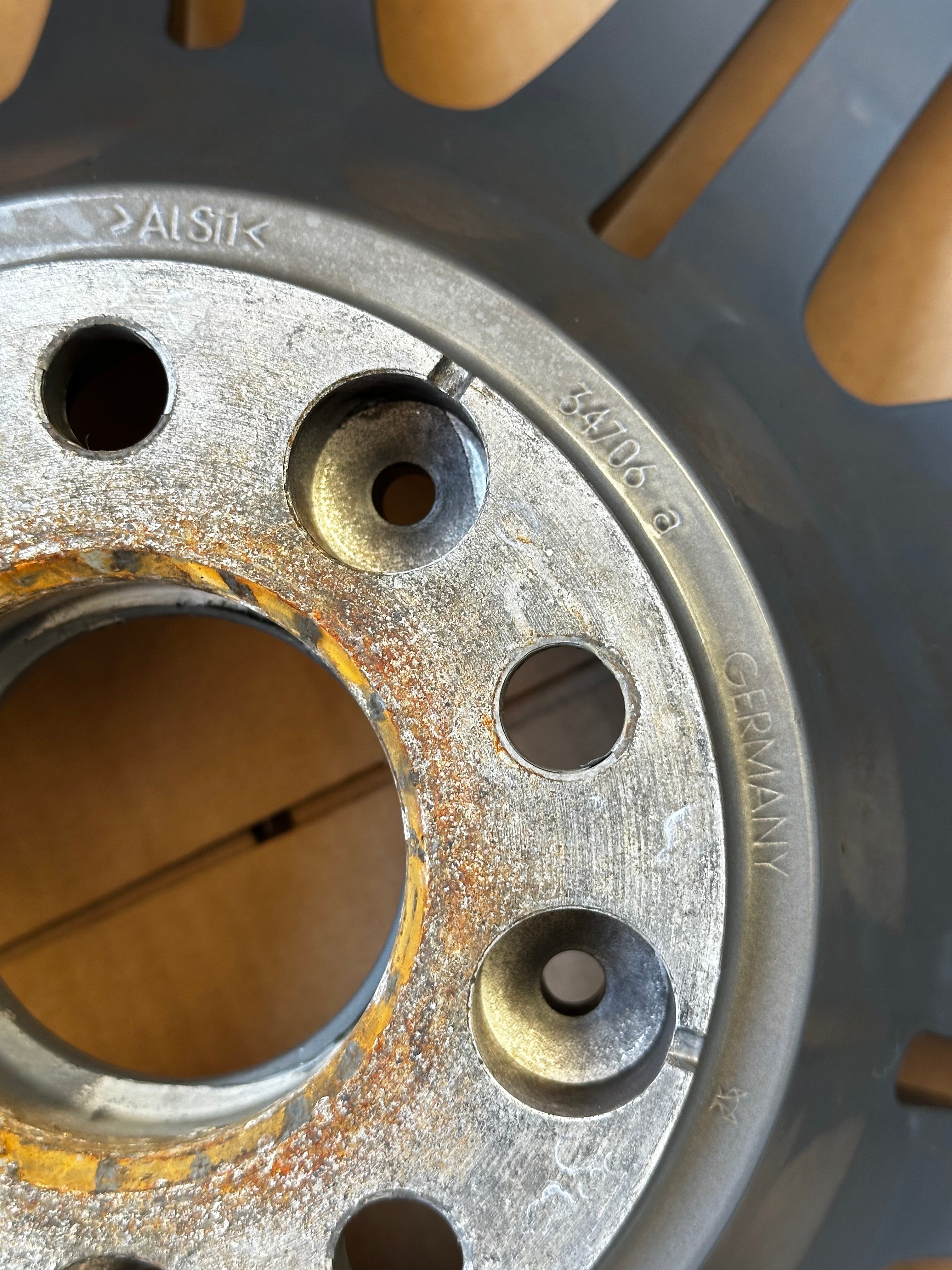 BMW M3 E46 M67 Schmiedefelge Hinterachse 9,5x19 ET19 2229660 Original